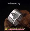 Nhẫn Phong Thủy Tuổi Canh Thìn 2000 ( Feng Shui Rings ) Bạc Thái - anh 1