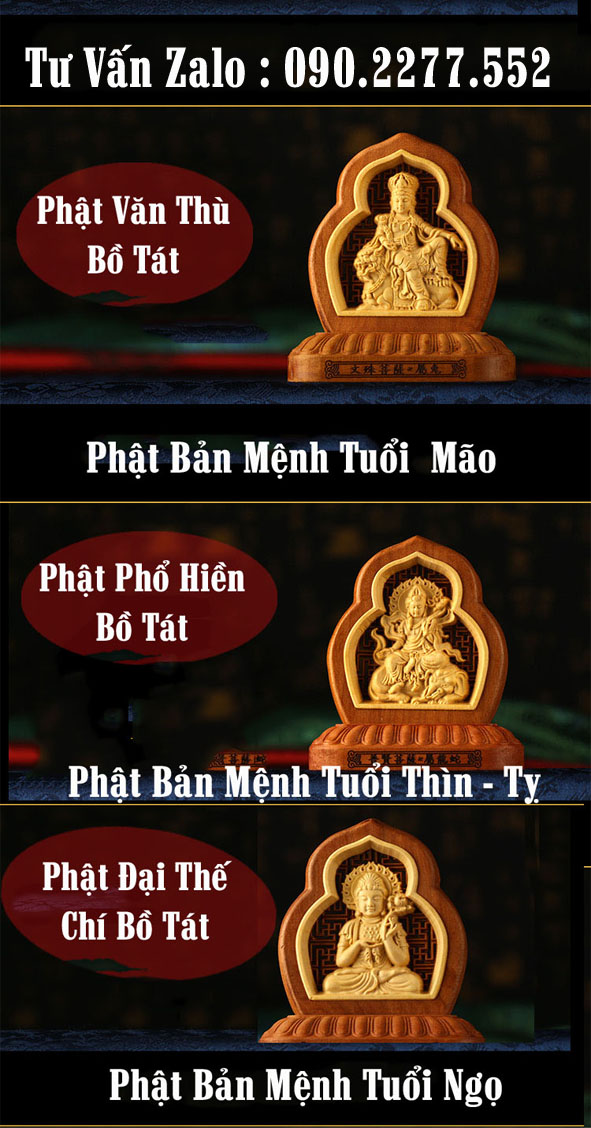 Tượng Phật Để ô tô - Phật Bản Mệnh Để Xe ô Tô