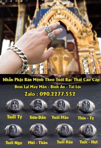 Nhẫn Phong Thuỷ - Bất Động Minh Vương - Phật Bản Mệnh Tuổi Dậu - Phong Thuỷ Hợp Tuổi Dậu