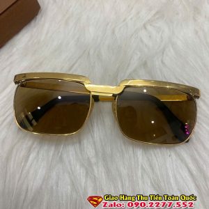 Kính Solex Chữ H Cổ Bọc Vàng 14K - Kính Mát Nam