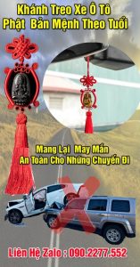 Khánh Treo Xe ô Tô Phật Bản Mệnh Hợp Tuổi Đá Tự Nhiên
