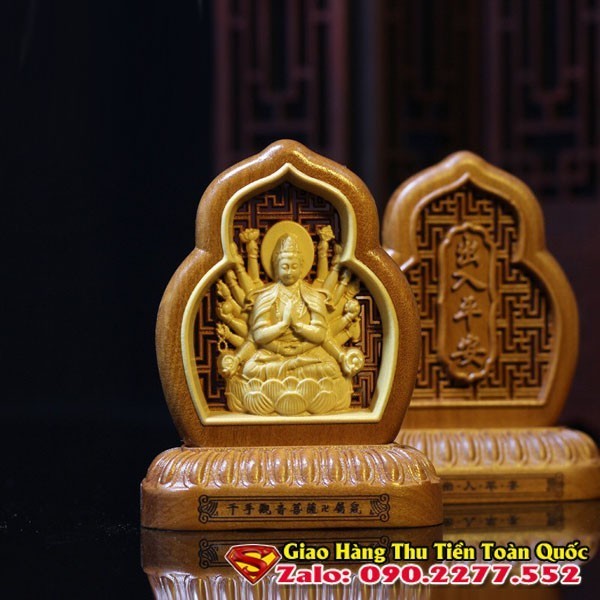 Tượng Phật Để Xe ô Tô Hợp Tuổi Tý - Phật Thiên Thù Thiên Nhãn