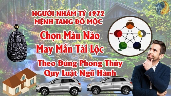 Tuổi Nhâm Tý 1972 Hợp Màu Gì ? Chọn Màu Xe , Sơn Nhà , Vòng Tay Màu Nào Tốt Nhất